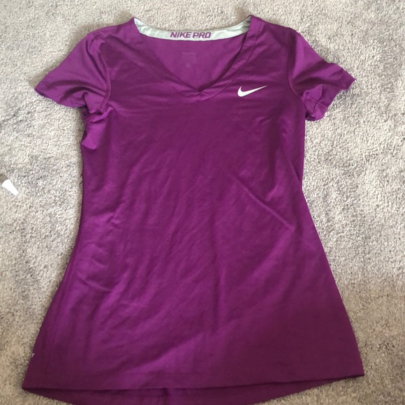 Nike pro v neck tee - Picture 1 of 1